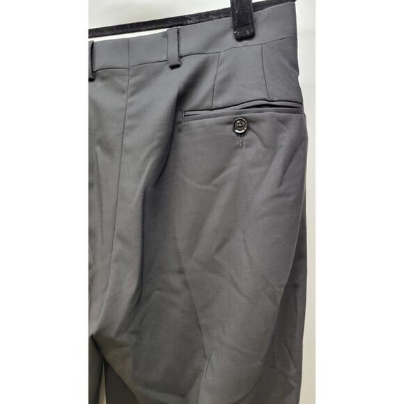 Ted Baker London Mens Black Jefferson Dress Pants 33R - Picture 4 of 10